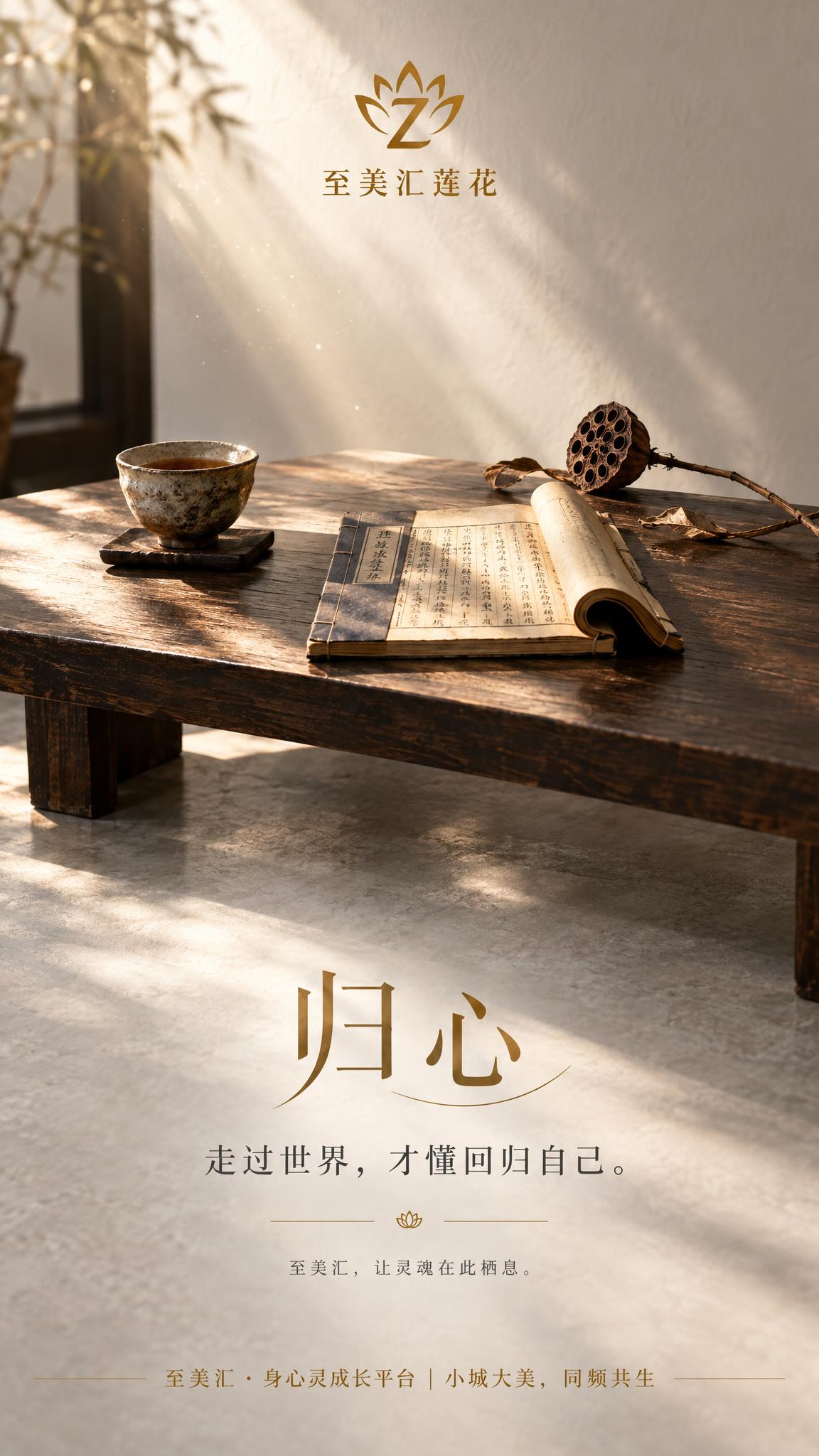高级品牌主视觉海报，9:16竖版，禅意美学风格，精英女性生活方… - 图片创意预览