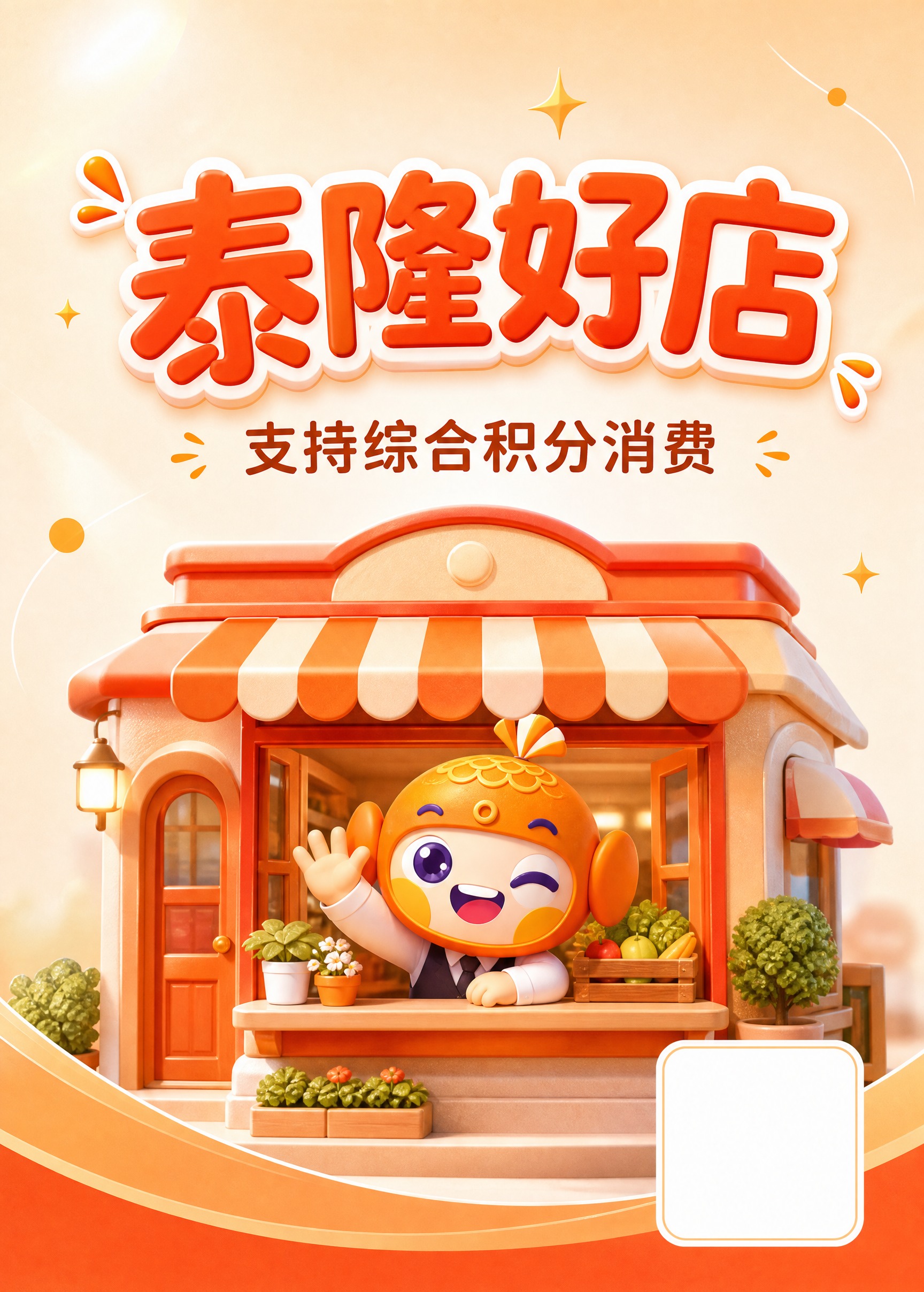 重新设计泰隆好店宣传海报，A5竖版比例约10:14，清爽干净的… - 图片创意预览