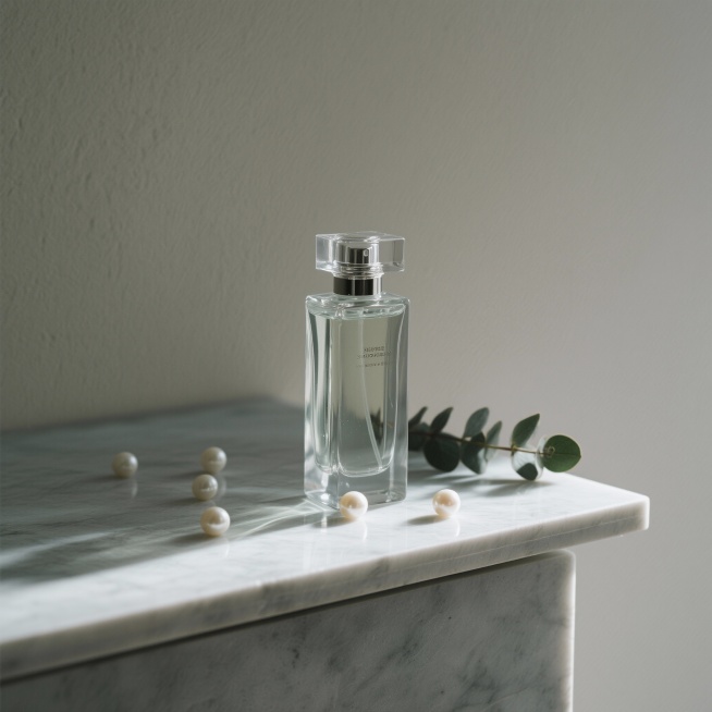 生成3张不同场景的香水商品图，突出展示产品预览效果