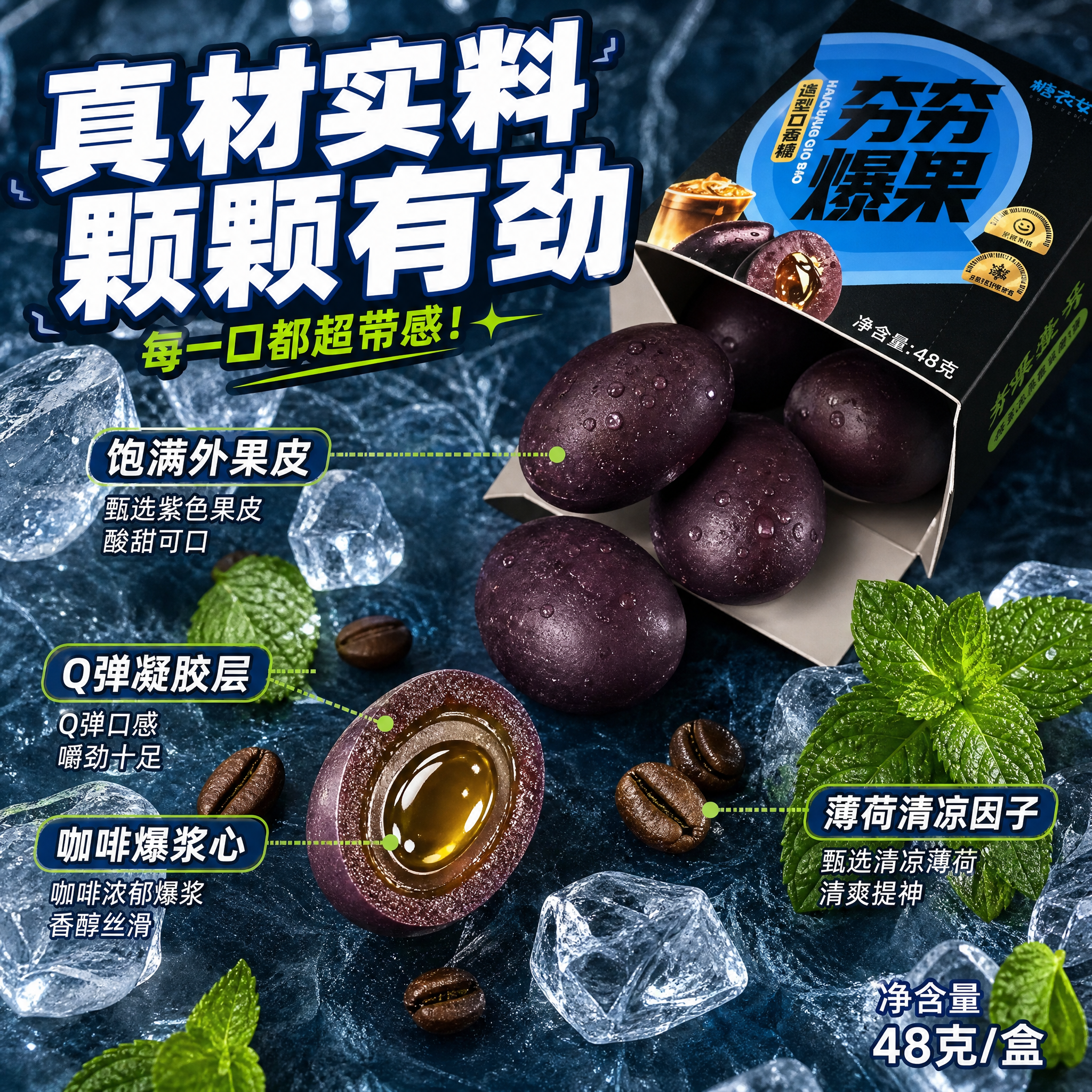 [主图-4] 产品细节与成分 微距品质展示。 [统一基调] 抖… - 图片创意预览