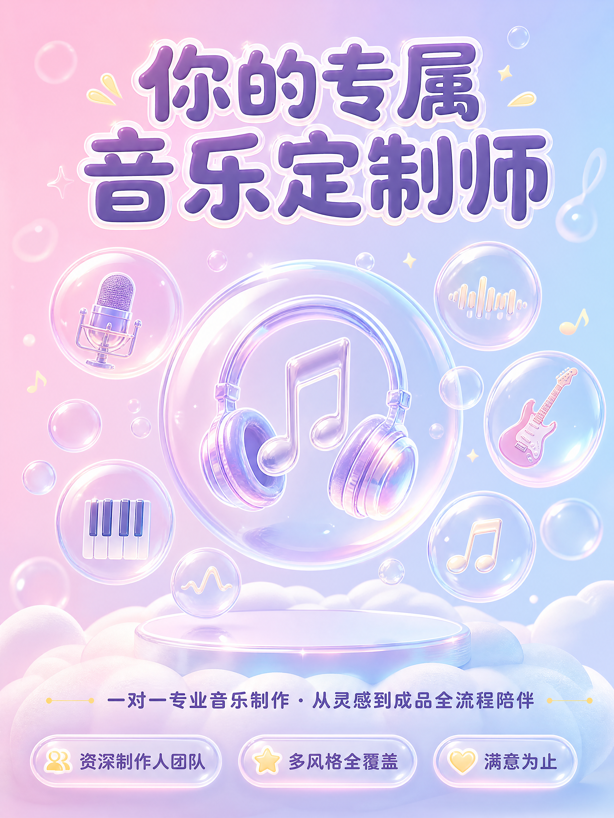 [商品] 音乐制作定制服务，非实物服务类商品，无实物产品。 [… - 图片创意预览