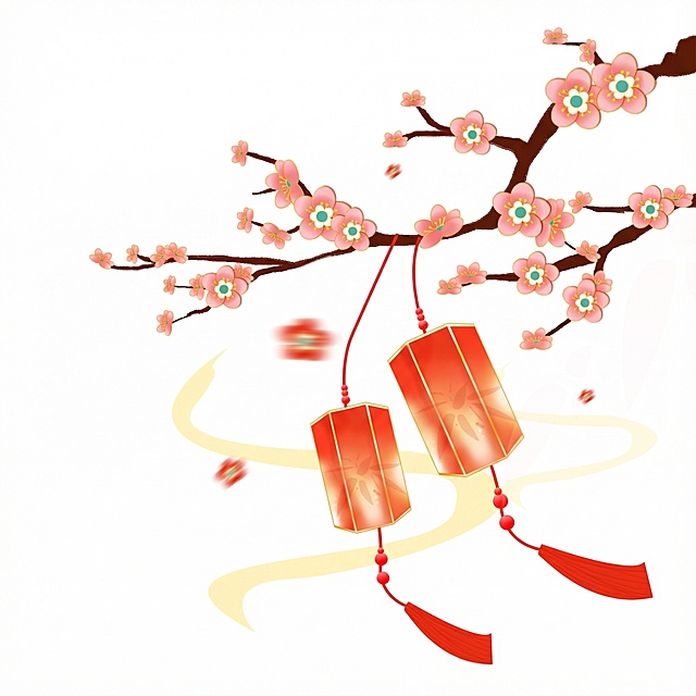 花的颜色改为粉色