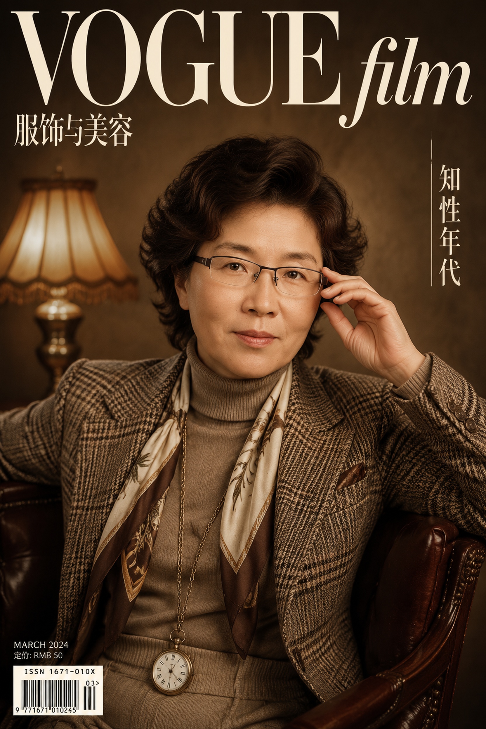 基于图1的东亚女性人脸，年龄变年轻到40岁左右，保留面部特征相… - 图片创意预览