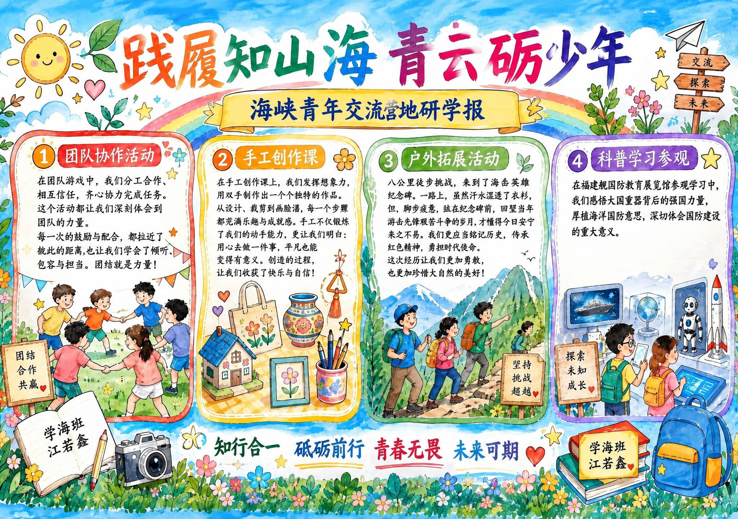 保持这张手抄报的所有内容、构图、色彩、元素完全不变，仅调整为A… - 图片创意预览