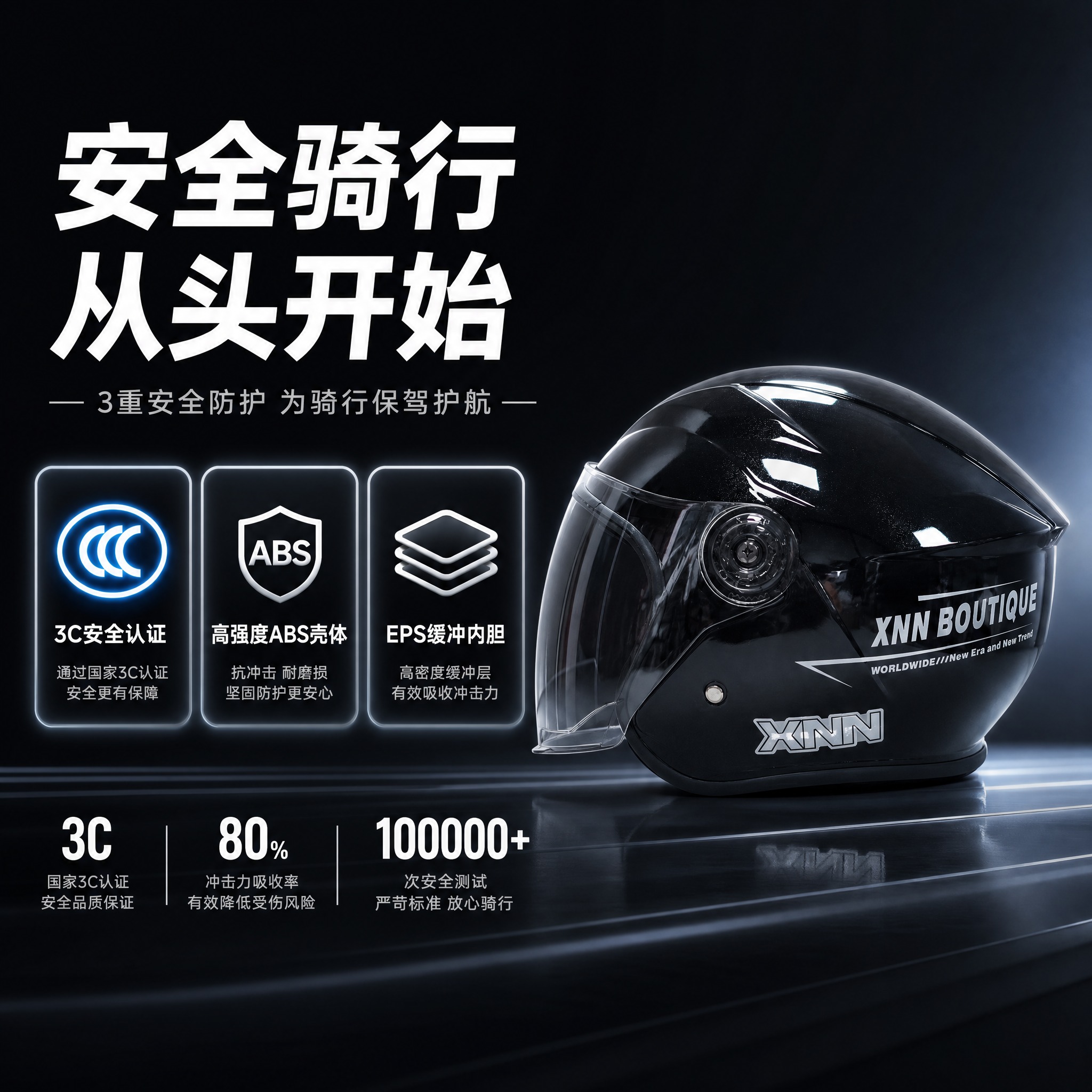 [主图-2] 核心价值/关键卖点，突出3C认证安全防护核心卖点… - 图片创意预览