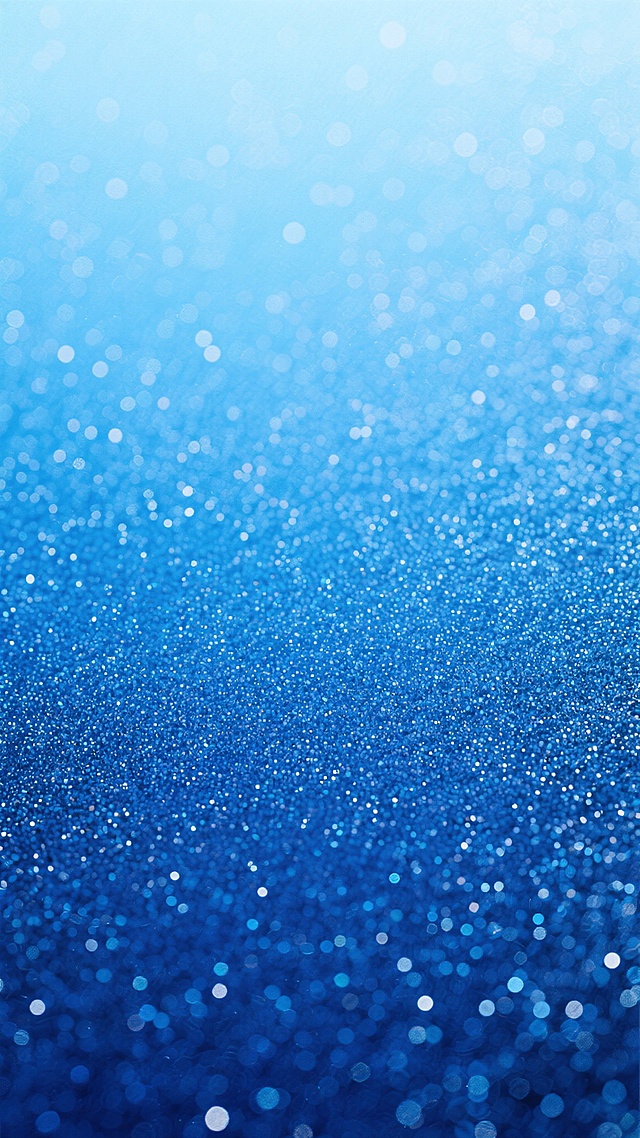 背景图像，由大量微小、密集、均匀分布的粒子元素组成，呈现出细腻的磨砂质感和丰富的颗粒感，整体色调改为由上至下、从浅到深渐变的蓝色系，从顶部明亮的天蓝色逐渐过渡到中部的湖蓝色，再到底部深邃的靛蓝色，粒子在不同蓝色区域呈现出相应的色彩变化，同时保留粒子间微妙的光影闪烁效果，营造出宁静而深邃的氛围，垂直构图，画面简洁大方，无任何文字或标识元素。