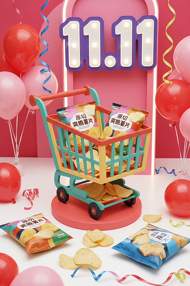双11购物车容器｜食品