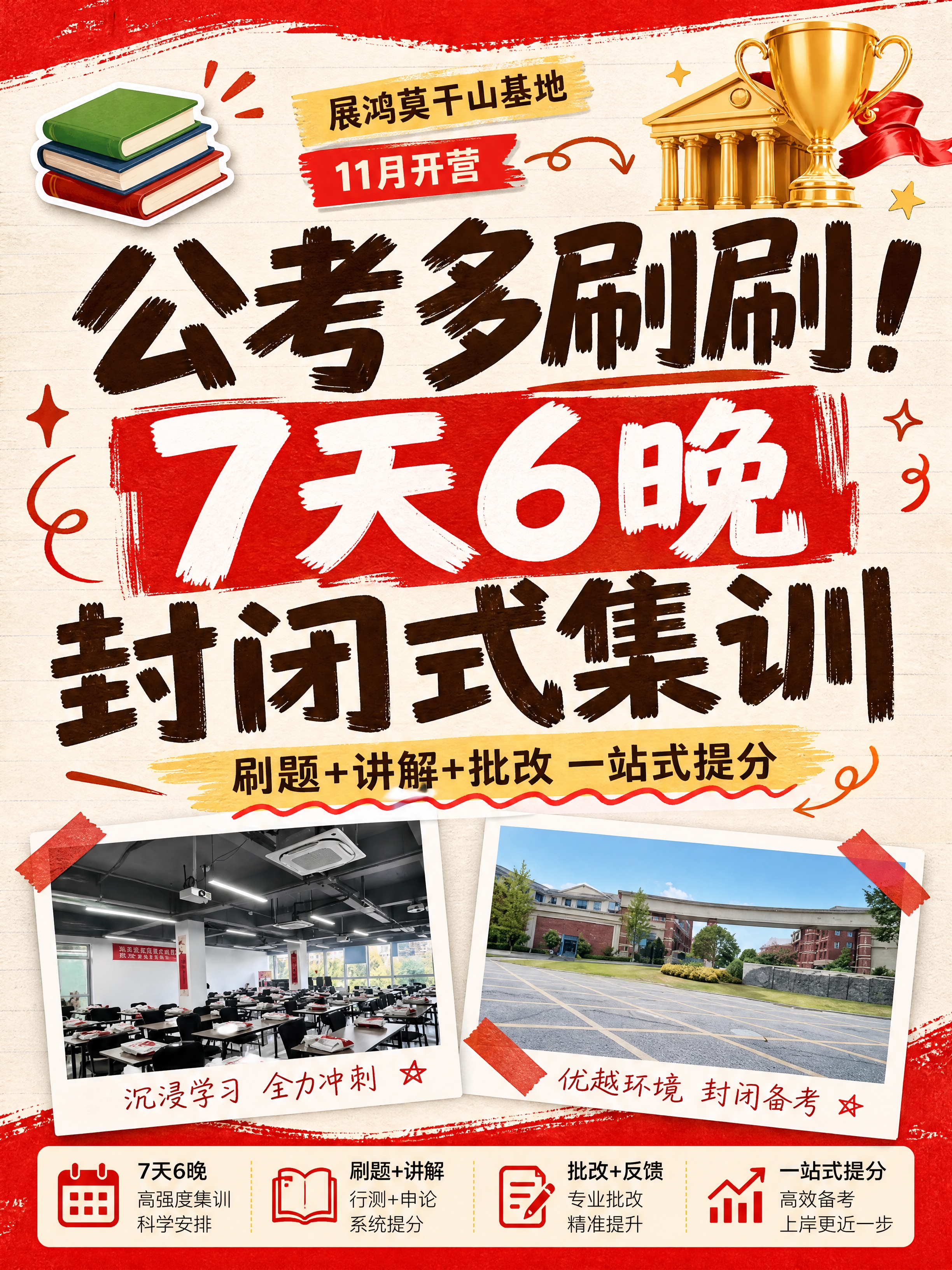 小红书笔记大字封面，配图大字，手账拼贴教育风，版式精美，小红书… - 图片创意预览