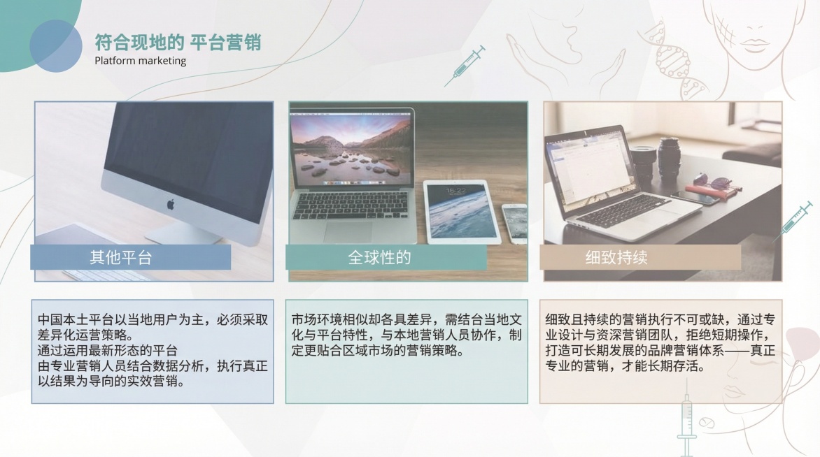 科技感太重了，要简约干净的，我们是医美公司预览效果