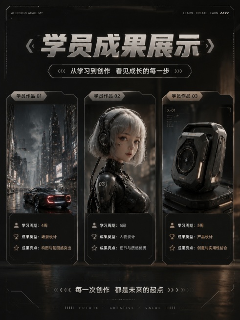基于原图进行风格修改，保留原有全部文案内容和排版布局。整体修改为真人短剧风格，去除原有花哨多彩霓虹效果，配色改为简约沉稳真人影视质感，作品展示部分用真实场景，整体风格统一干净，保持3:4竖版构图，禁止预览效果