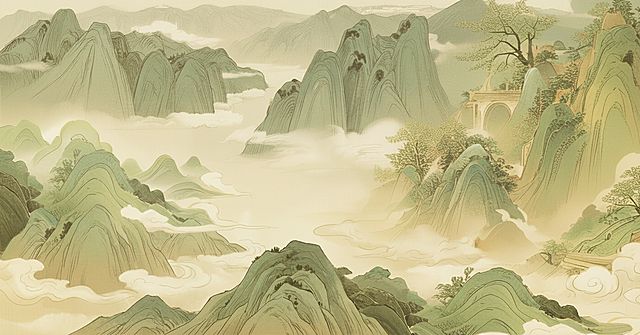 山体颜色再淡一点