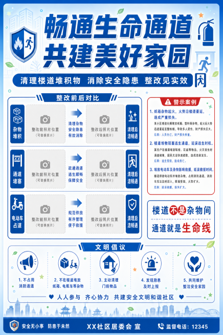 基于当前60*90竖版海报，在保持蓝白主调的基础上，增加更多柔和的彩色装饰元素，比如浅蓝渐变背景、绿色小图标点缀、橙色小标记等，让版面更活泼，保留全部文字和排版不变预览效果