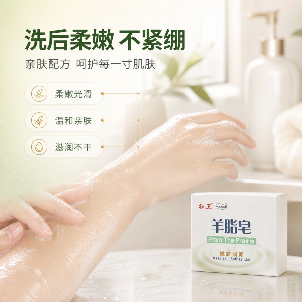 [商品] 使用【图1】红卫羊脂皂产品包装盒；保留包装外观、Lo… - 图片创意预览