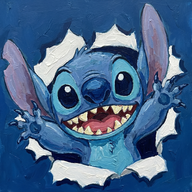 生成颜料图画产品图，尺寸1:1（可爱风格）预览效果