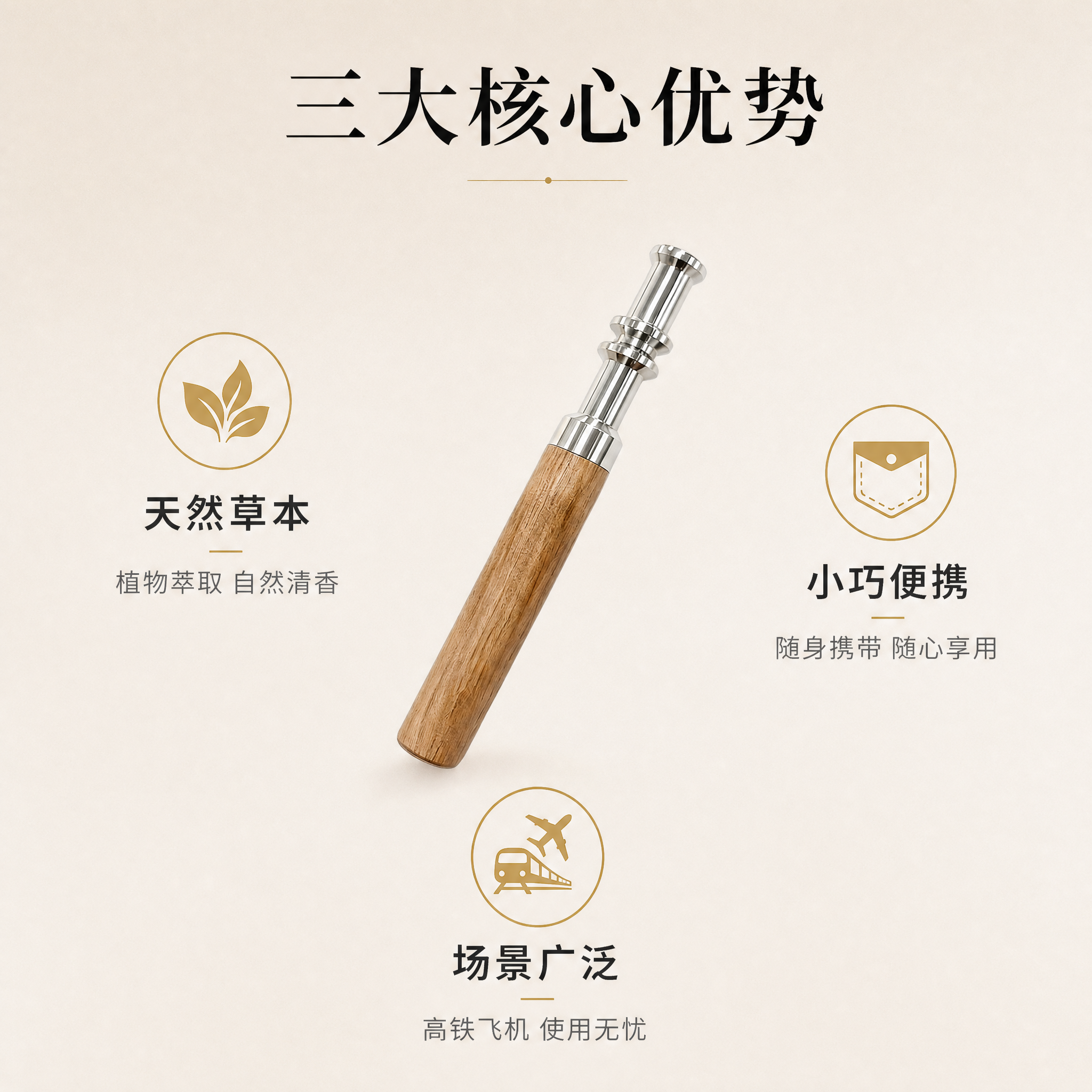 【PARUISI精油嗅吸棒 - 主图第3张 卖点图】1:1方图… - 图片创意预览