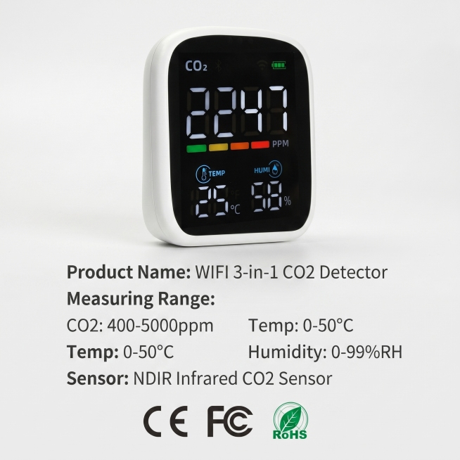 [主图 5] Full parameter certification display image.
[氛围风格] Clean and professional technology style, c预览效果