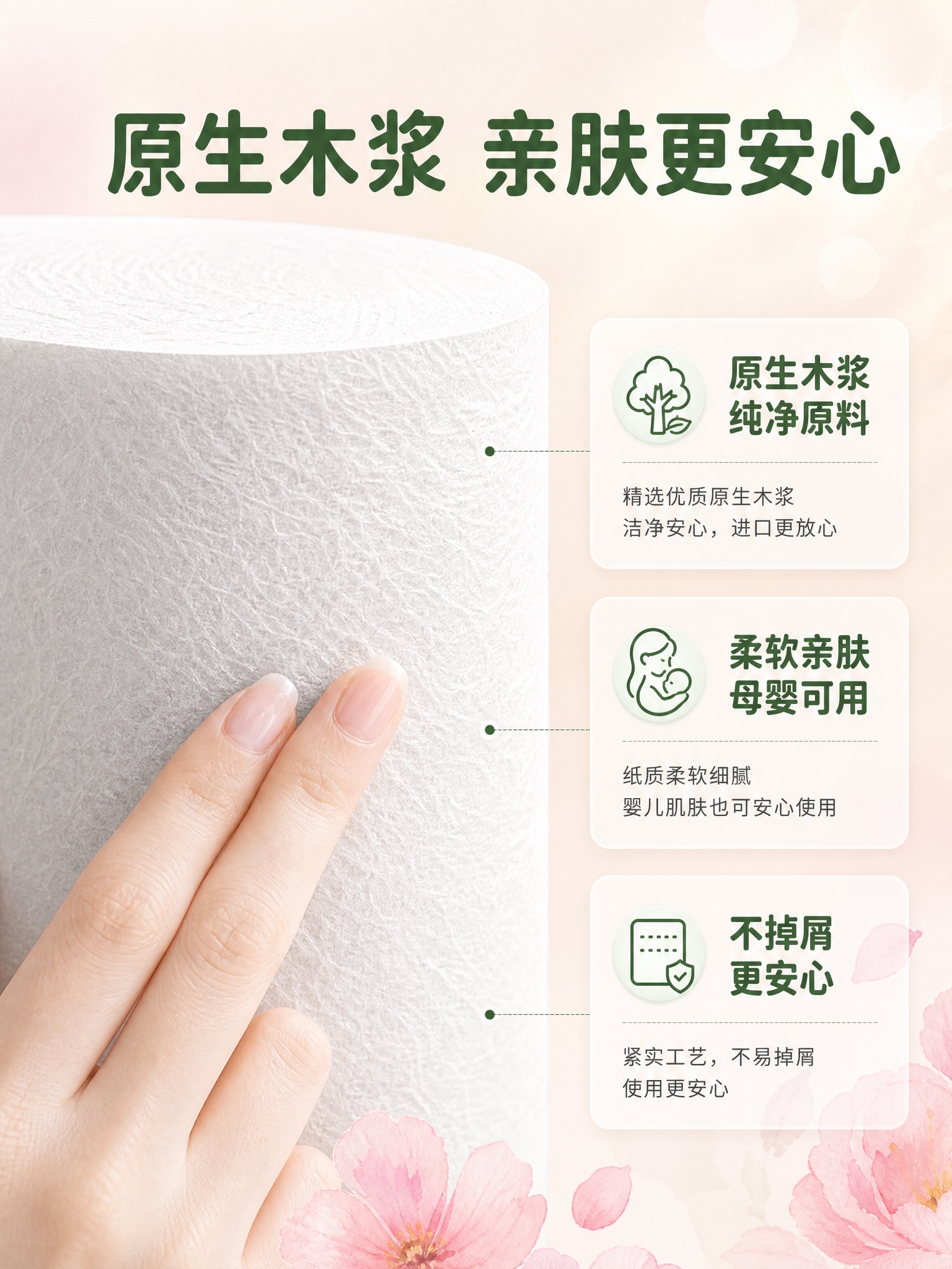 [商品] 使用【图1】白色无芯实心卷纸；保留卷纸圆柱形外观、白… - 图片创意预览