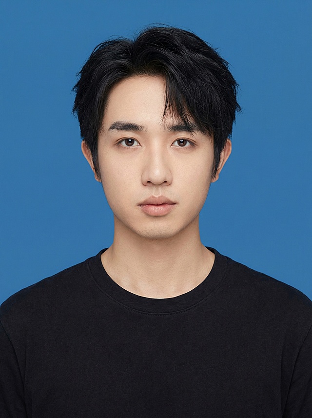 生成一寸免冠蓝底