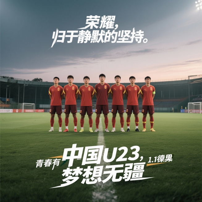 荣耀，归于静默的坚持。
中国U23，青春有界，梦想无疆预览效果