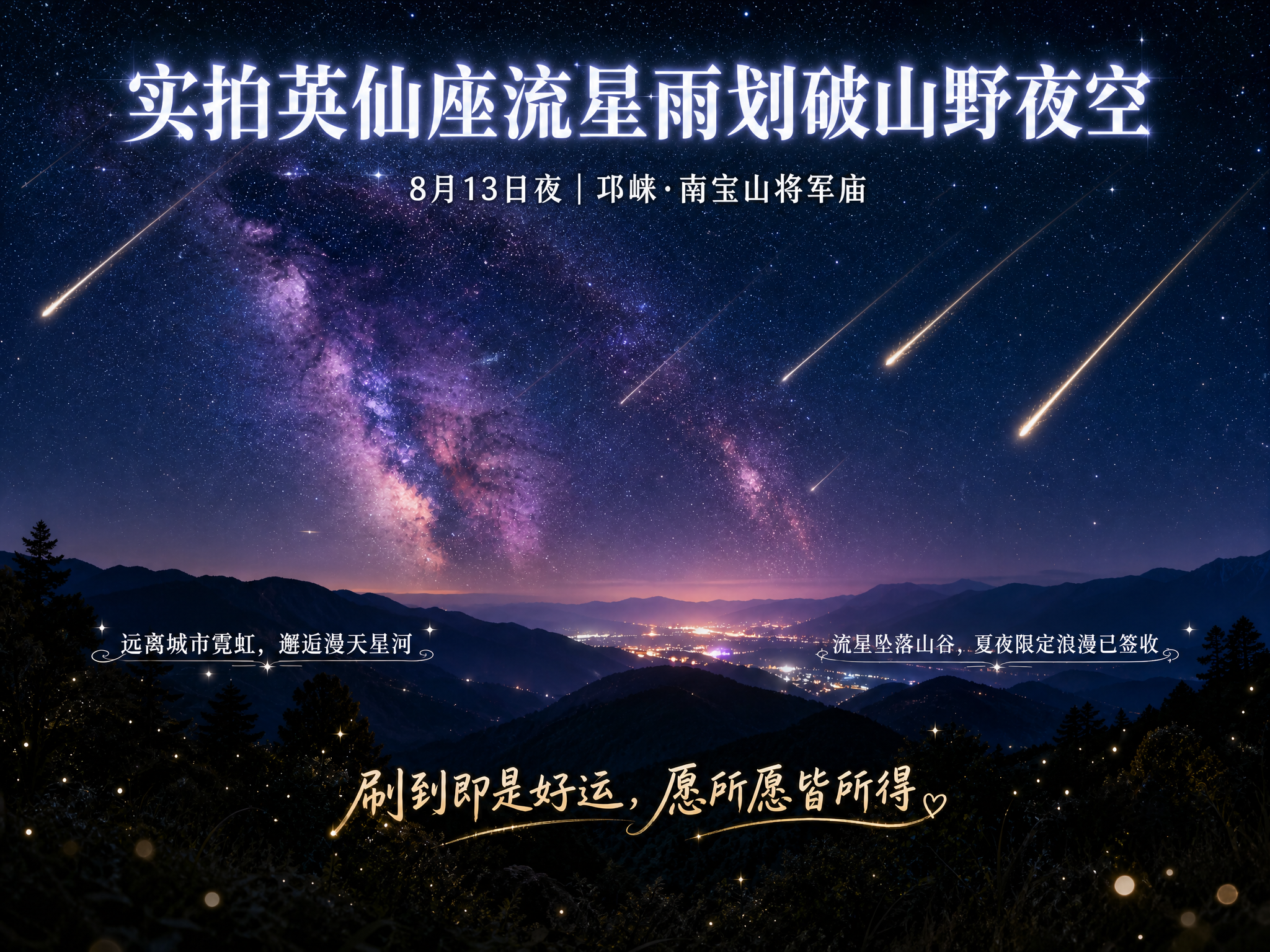 基于参考图进行修改：1. 将军庙文字后面的银河图标去掉，只保留… - 图片创意预览