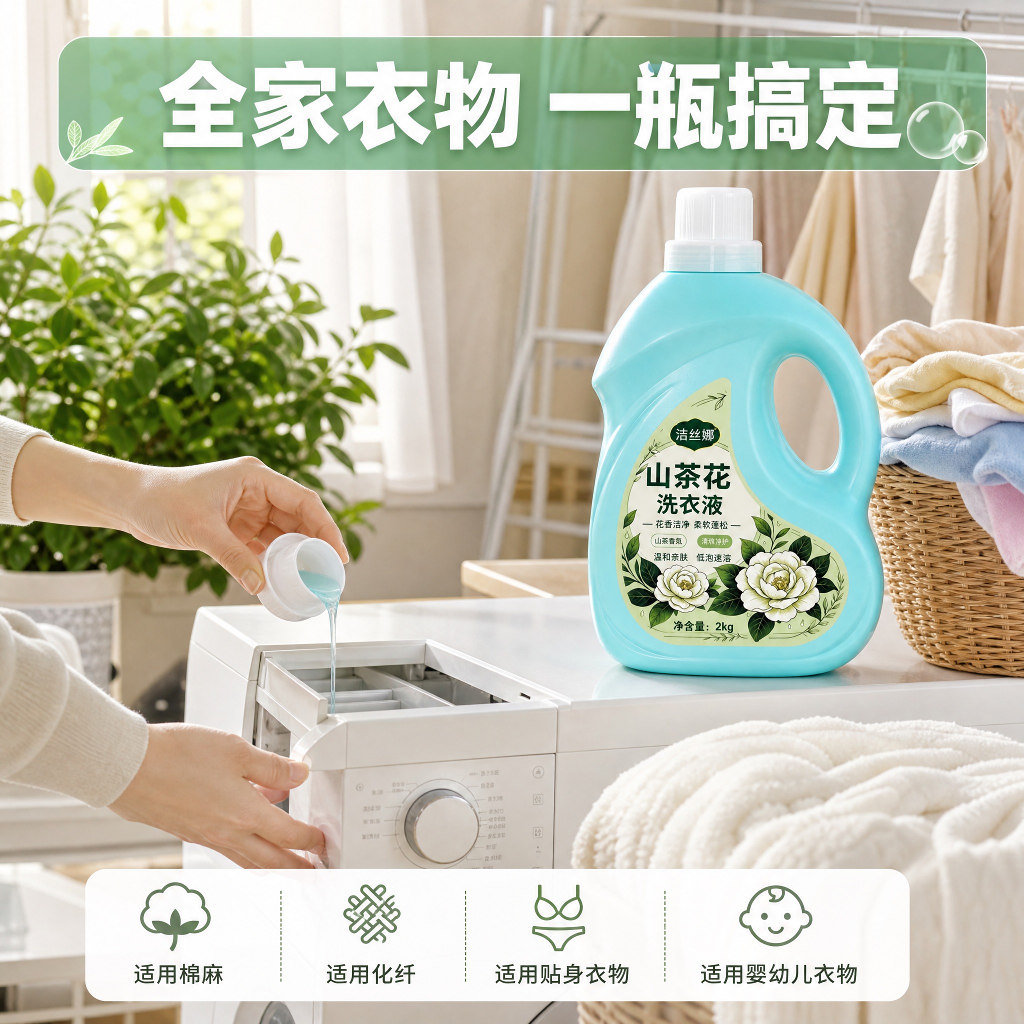 [主图-4] 真实使用场景 家庭洗衣场景 [统一基调] 抖音电… - 图片创意预览