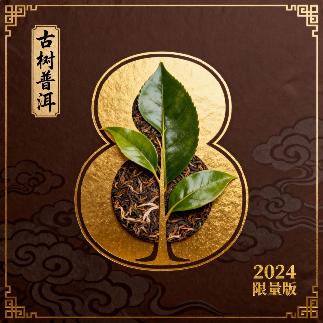 设计一款普洱茶棉纸，独特的数字和品质来展现产品的特点，设计在众多普洱包装中脱颖而出。预览效果