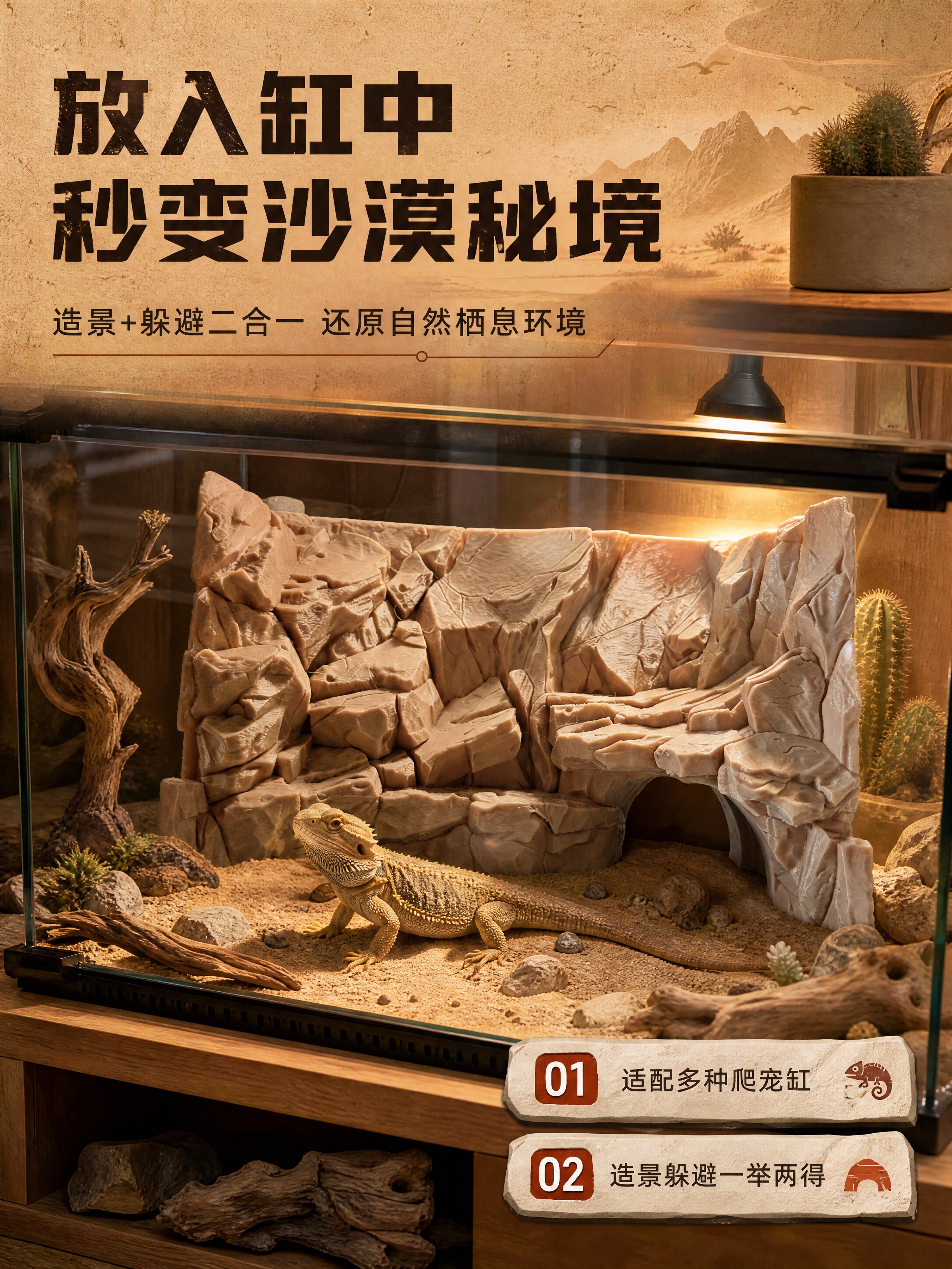 [商品] 使用【图1】仿真岩石造景板正面图；保留岩石纹理、拱形… - 图片创意预览
