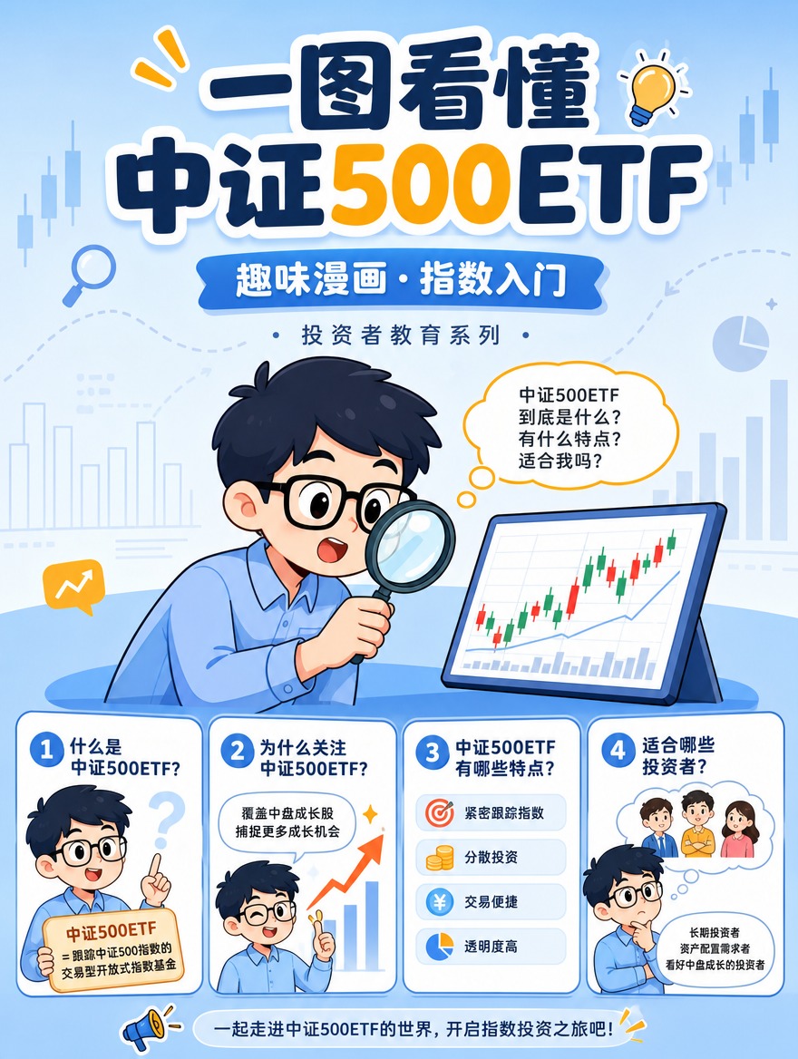 [商品] 无实物商品，为中证500ETF投资者教育内容，主题为… - 图片创意预览