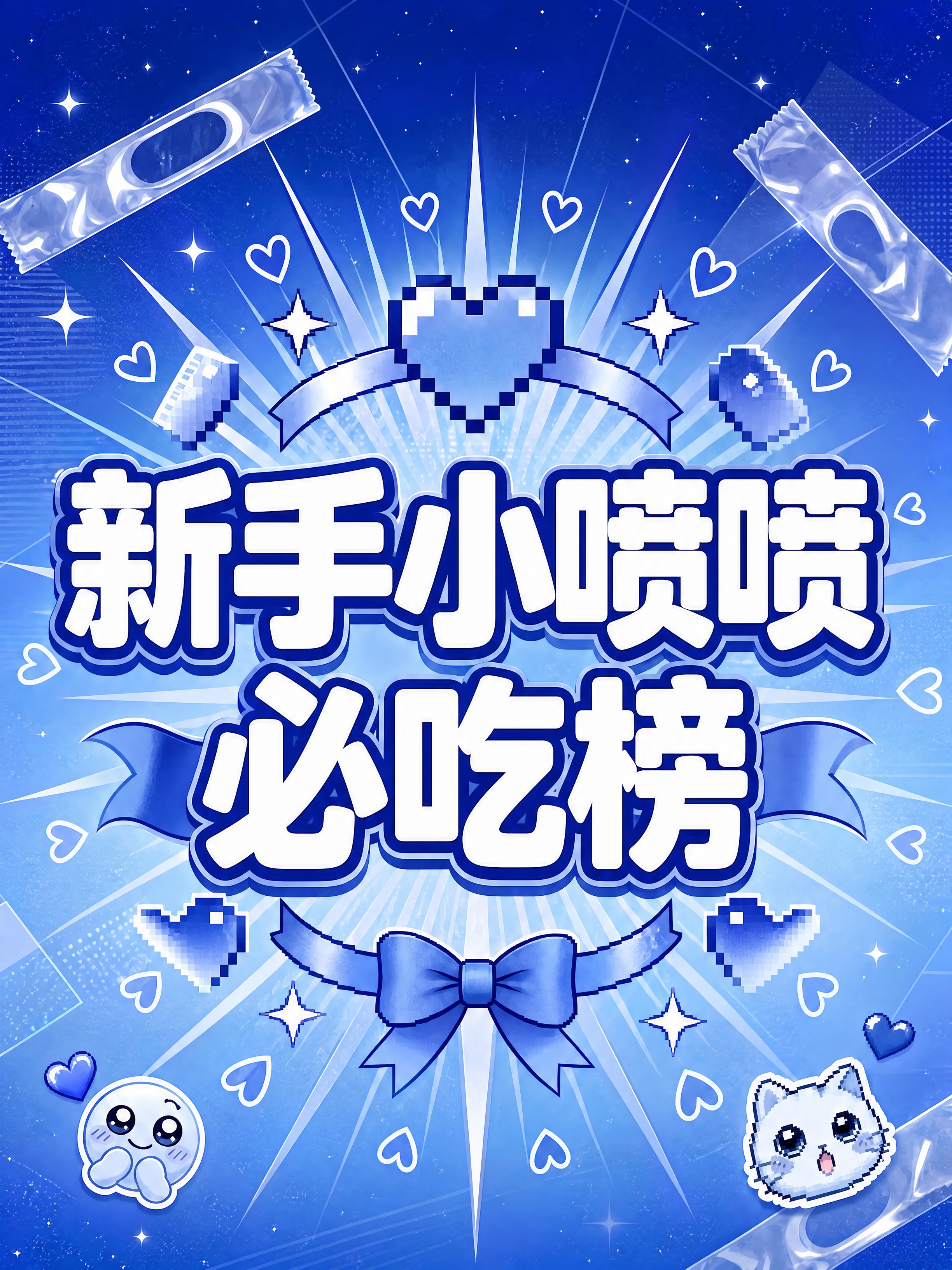 小红书笔记大字封面，插图大字，克莱因蓝高级感风，版式精美，小红… - 图片创意预览