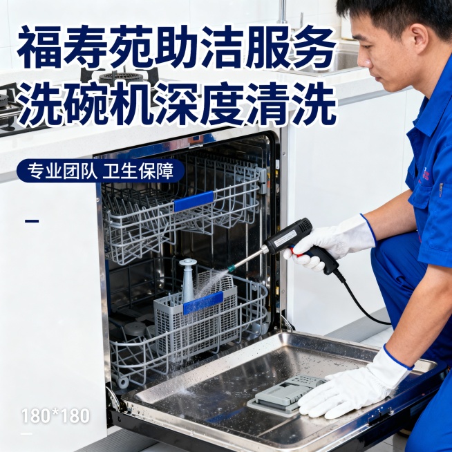 做一套关于助洁服务的主图*1张+轮播图*3张+具体服务项目：上门理发、上门修脚、日常保洁、深度保洁、开荒保洁、擦窗、收纳整理、家宴服务、柜式空调清洗、挂式空调清洗、油烟机清洗、滚筒洗衣机清洗、冰箱清洗预览效果