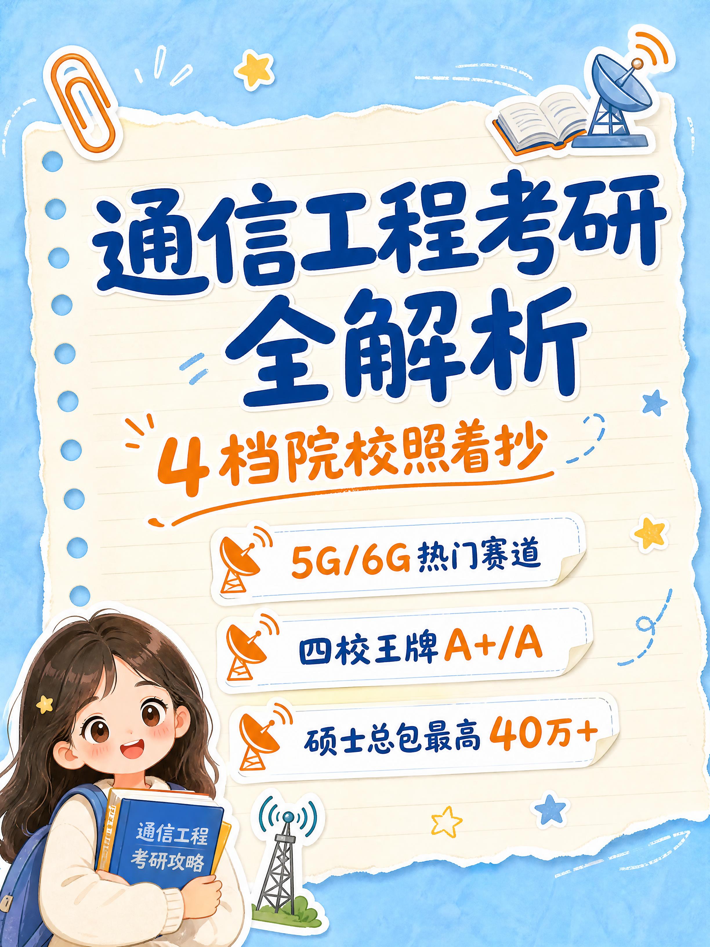 小红书笔记大字封面，清新手绘校园笔记风，动画手账拼贴风格，版式… - 图片创意预览
