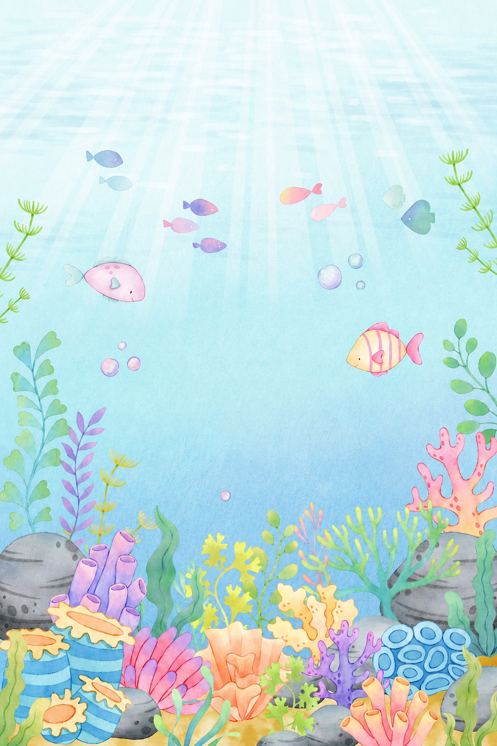 去除画面中间的所有英文文字和数字素材，包括"Coral & s… - 图片创意预览