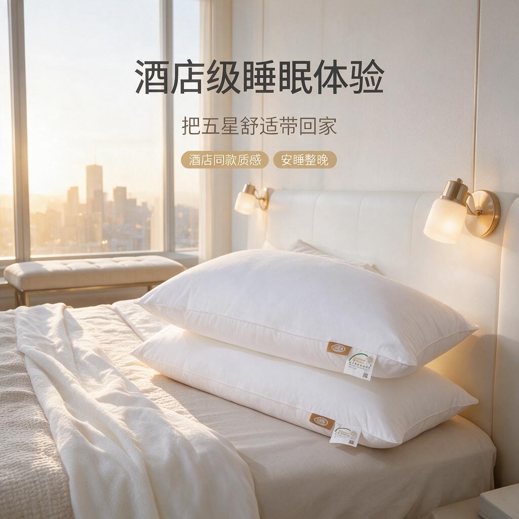 [主图-4] 酒店场景与使用效果 场景型主图 展示酒店级睡眠体… - 图片创意预览