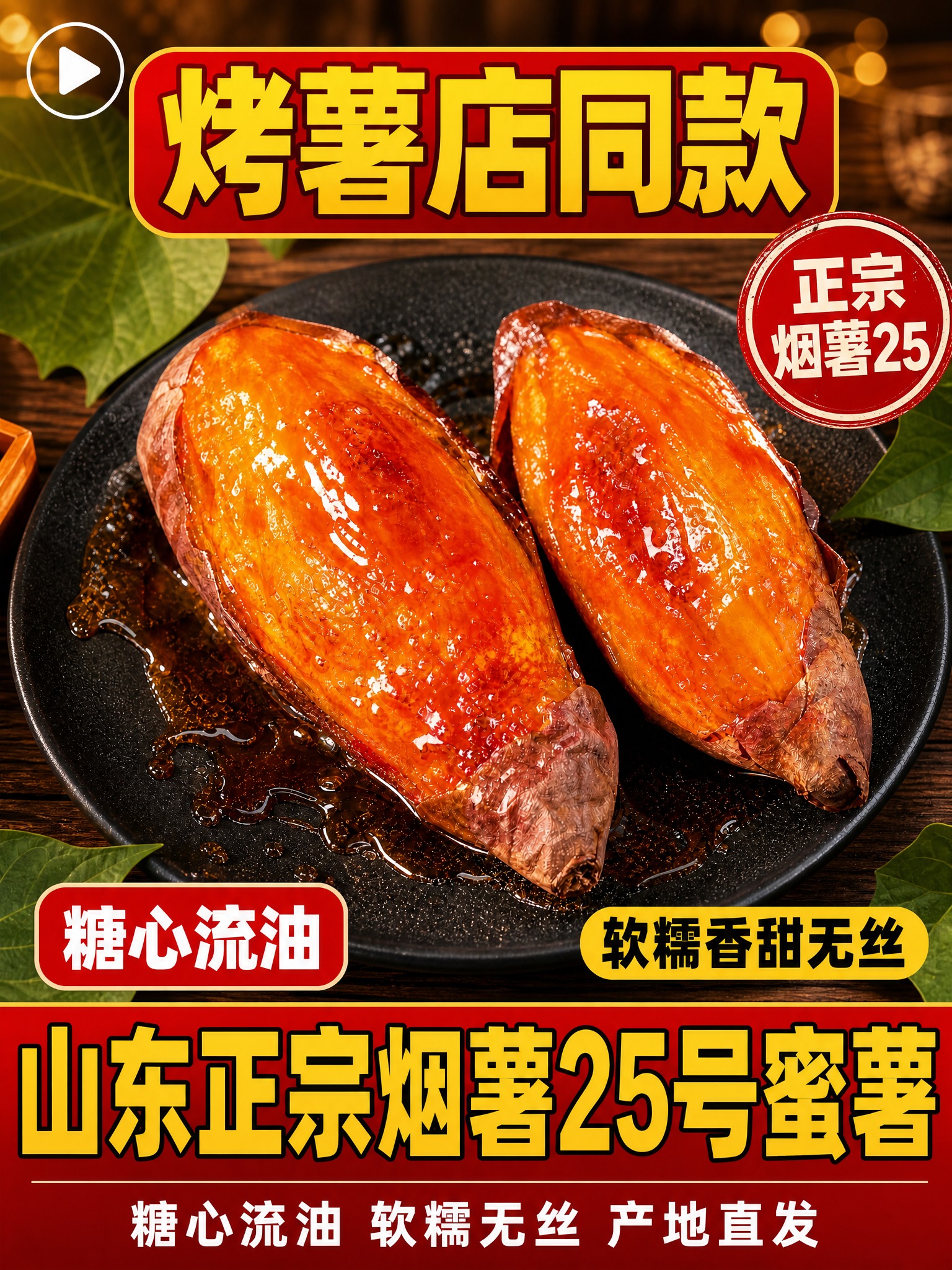 [详情页第1张-食欲头图] [商品] 使用【图5】烤薯店同款双… - 图片创意预览