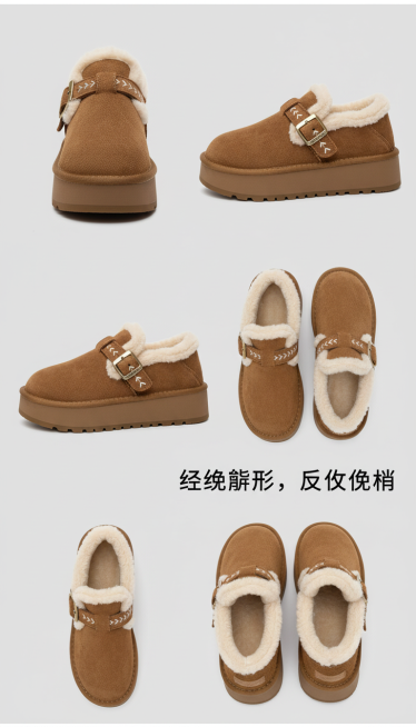 视觉： 白色或浅灰色背景，鞋子旋转多角度展示（正面、侧面、45度、俯视、后跟）。

文案： 「经典廓形，历久弥新」。预览效果