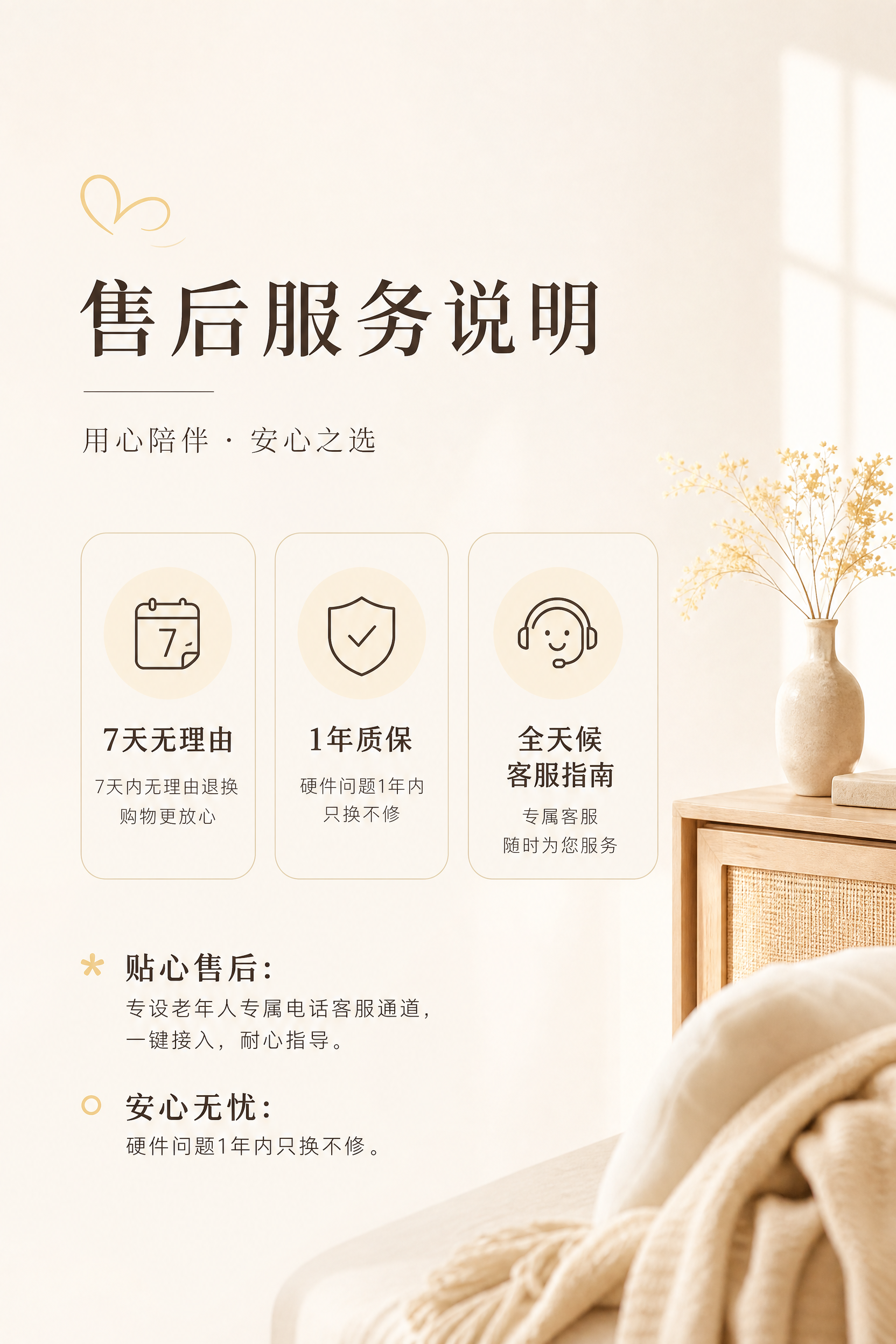 竖屏2:3，日系治愈温暖现代家居风，主色调燕麦暖白#F4F1E… - 图片创意预览