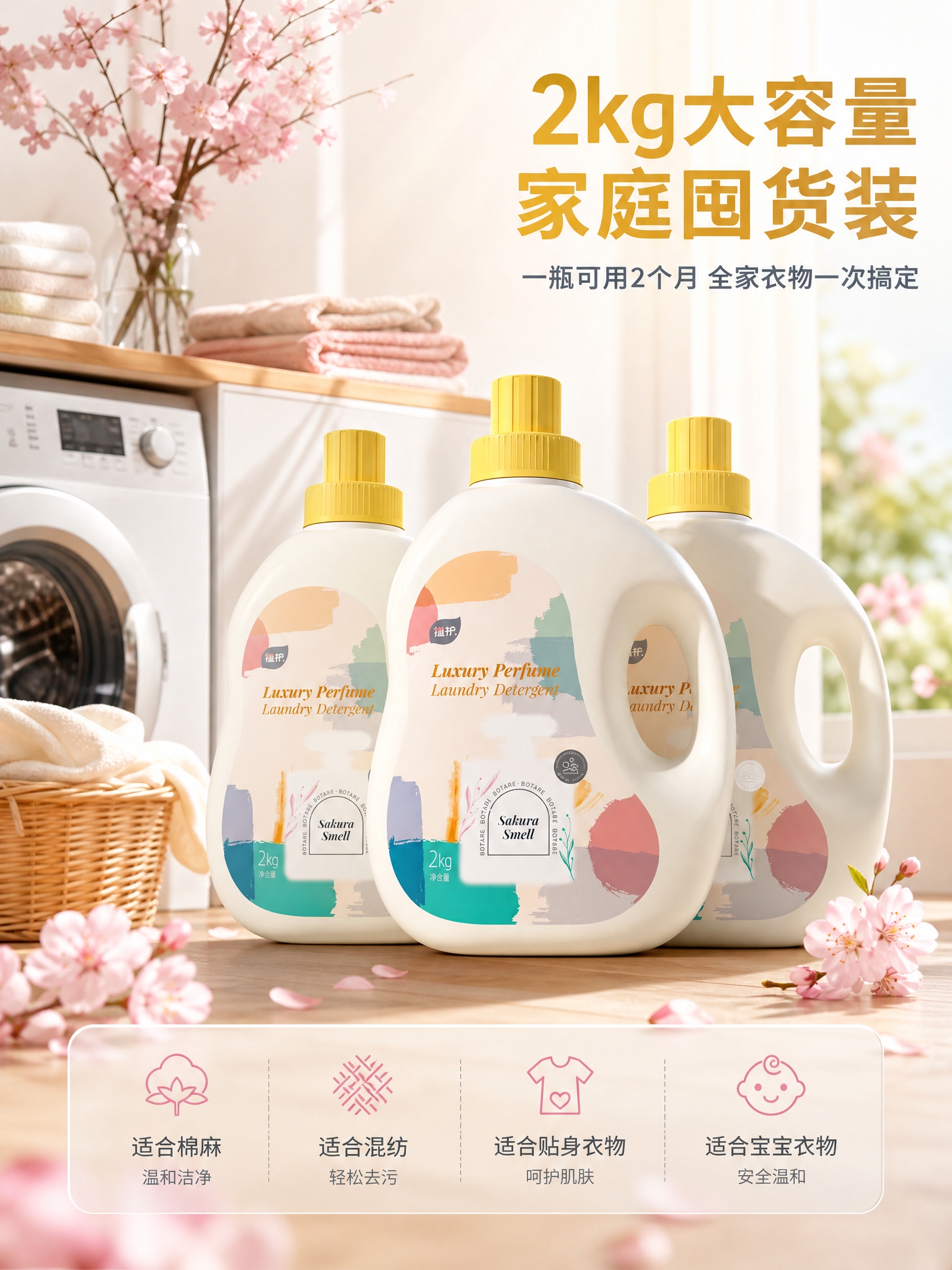 [主图-3] 家庭囤货场景 大容量性价比 真实家居洗衣场景沉浸… - 图片创意预览