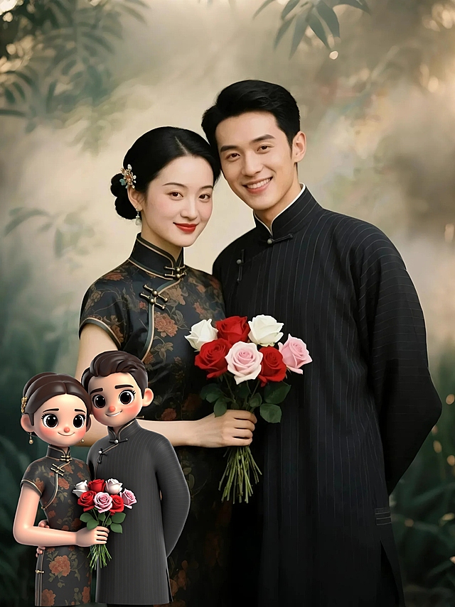 3D-chibi，大眼睛，可爱