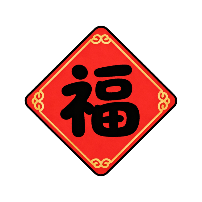 搞个福倒着的春联图吧 要菱形的预览效果