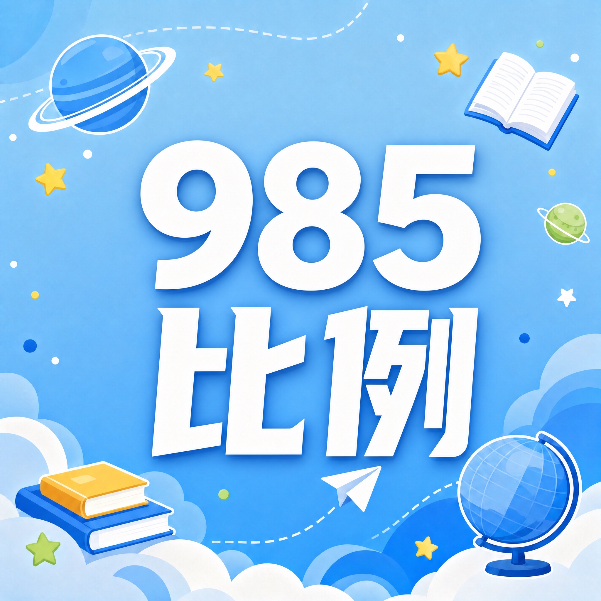 基于参考图的蓝白卡通教育风格生成公众号副图，1:1正方形比例。… - 图片创意预览