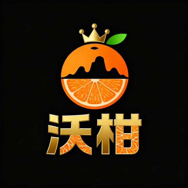 结全图形与文件，给沃柑设计个LOGO,新颖，大气。预览效果