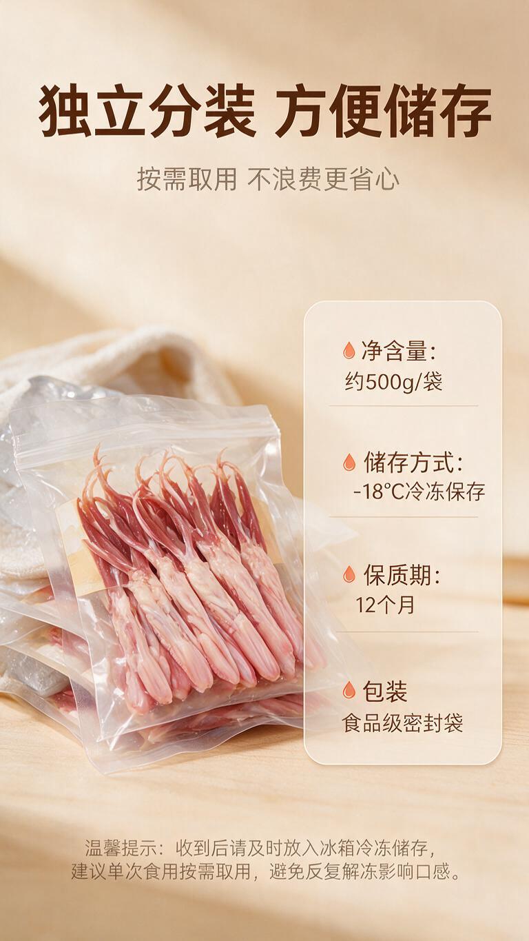 [商品] 使用【图1】生鲜冰鲜鸭舌；保留鸭舌形态、颜色、纹理和… - 图片创意预览