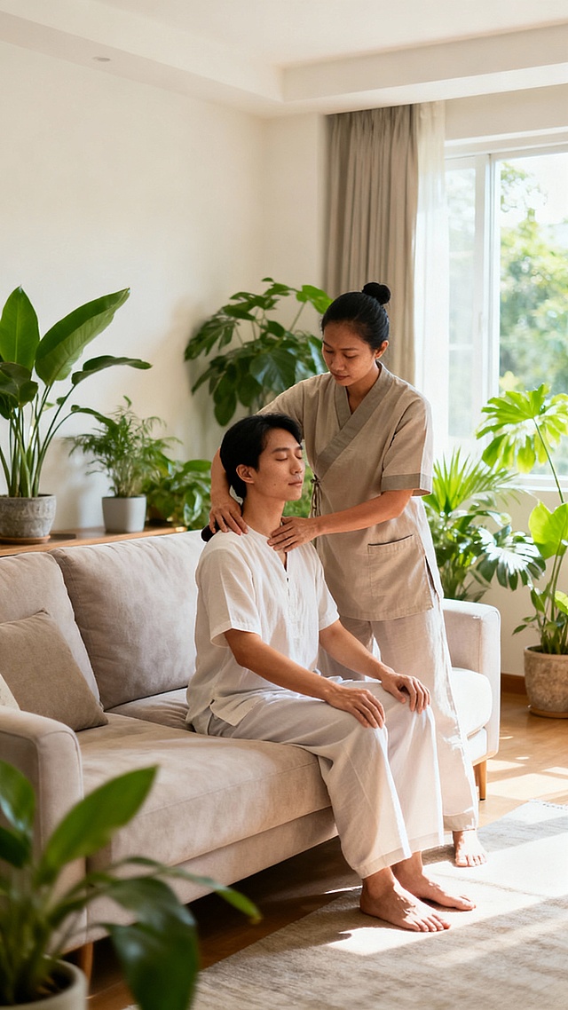 生成50张上门泰式按摩图片