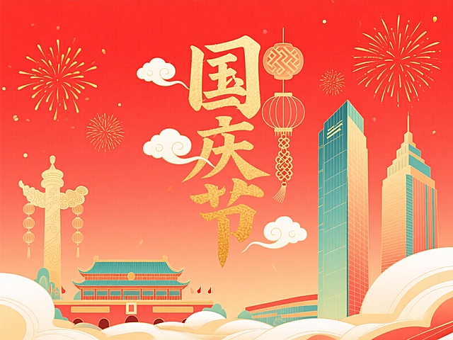 国庆节日海报，还不错吧