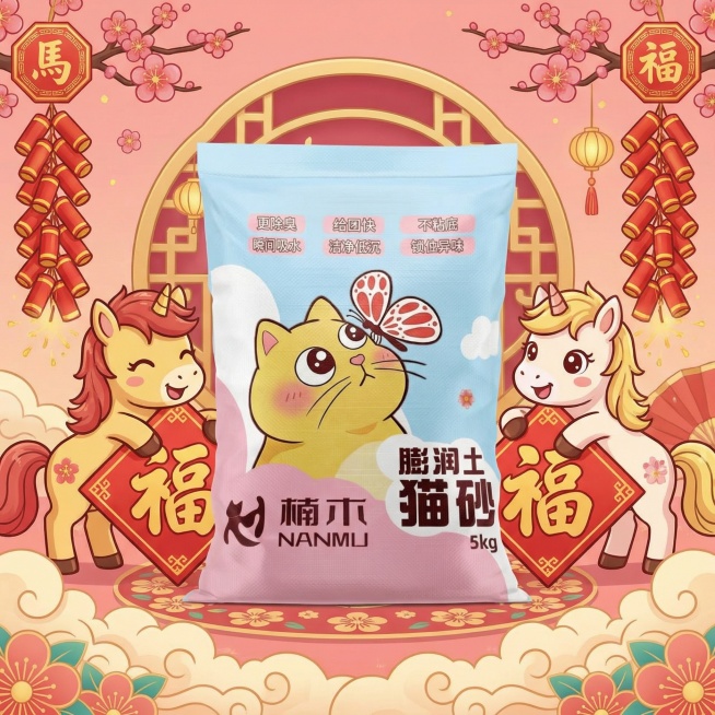 帮我做4张主图 要求带有马年新年氛围 包装不变 可爱一点预览效果