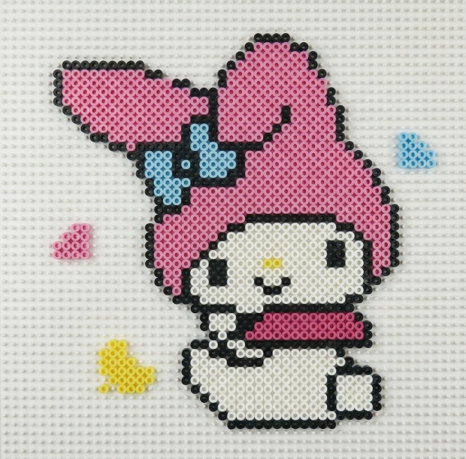 按照图案生成拼豆图预览效果