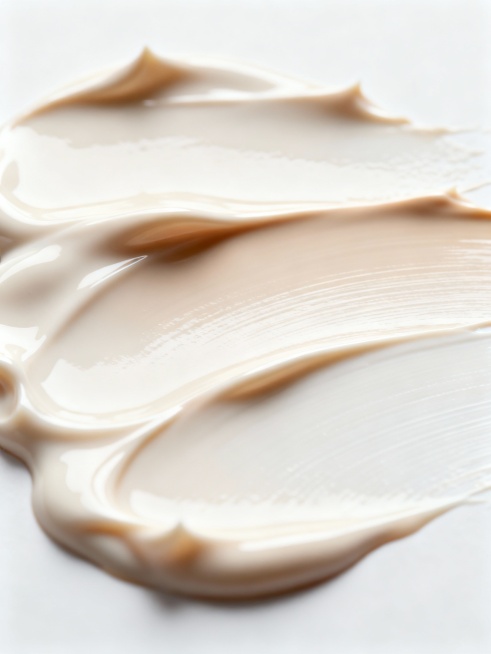 生成粉底液丝滑感的背景，不要任何容器预览效果