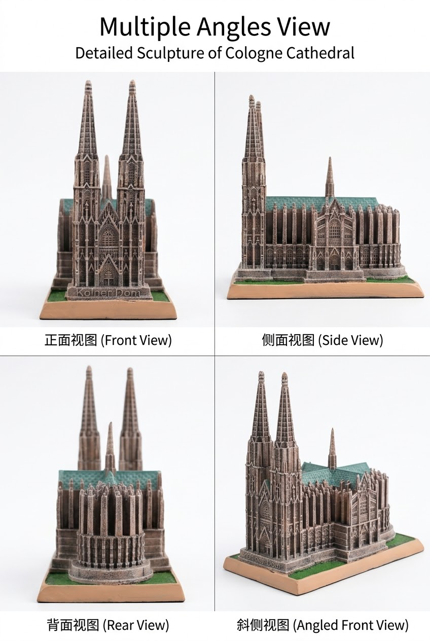 2:3竖屏，纯白干净背景，商业静物摄影，柔和无影柔光，4宫格布… - 图片创意预览