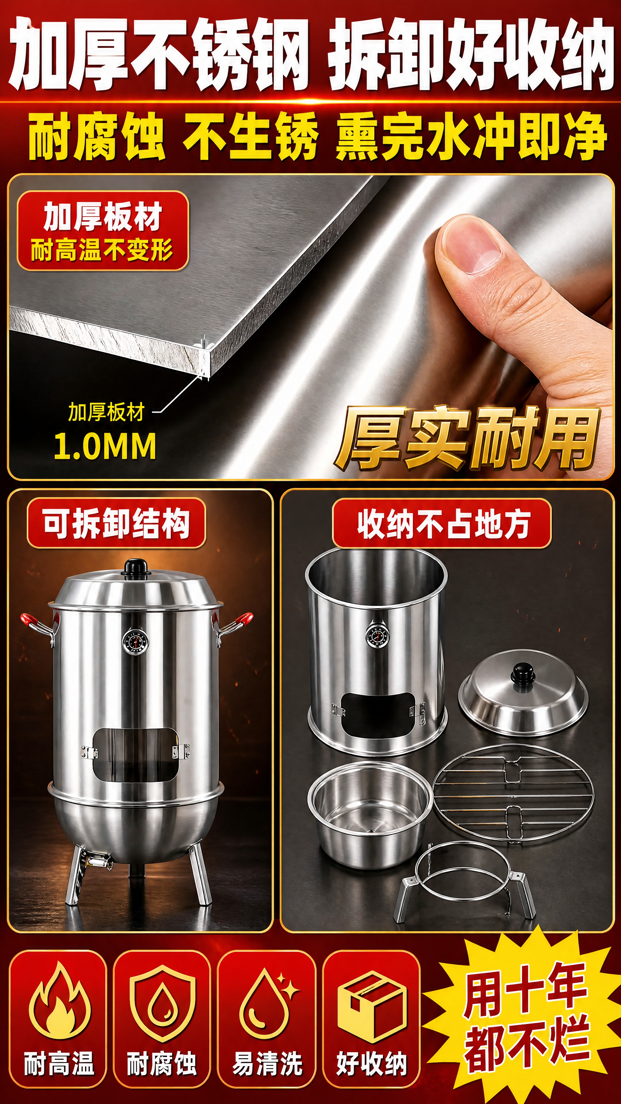 [详情页-7 材质细节+可拆卸收纳] 拼多多详情页。 [商品]… - 图片创意预览