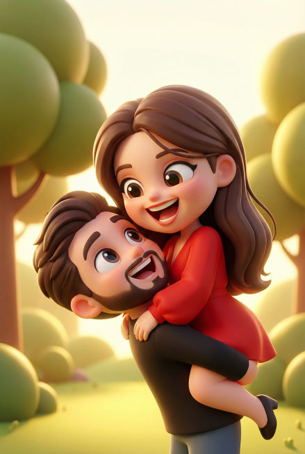 图片中的人物变成3D-chibi风格，大眼睛，可爱预览效果